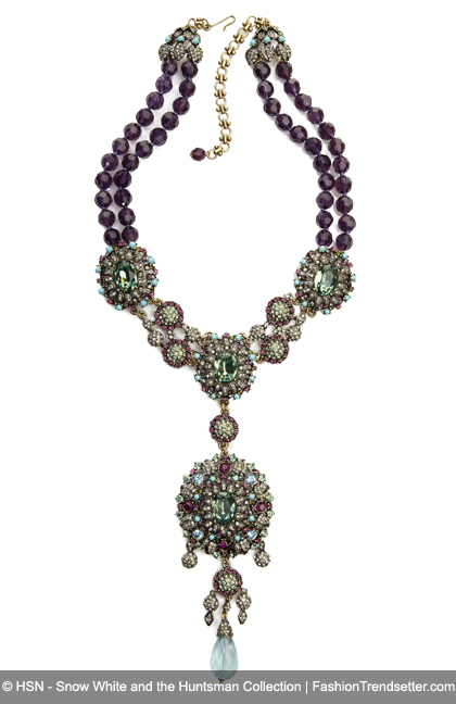 Heidi Daus - "Endless Beauty" 2-Row Beaded Drop Necklace, HSN Price: $469.95 