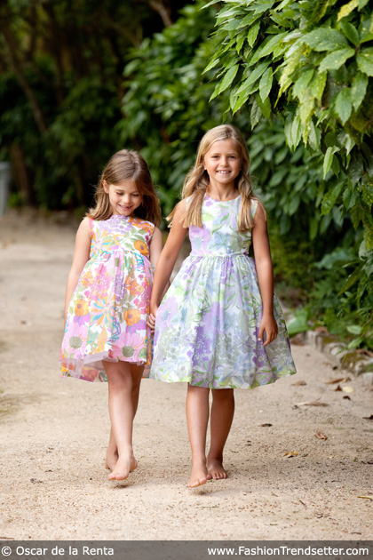 Oscar de la discount renta girls dresses