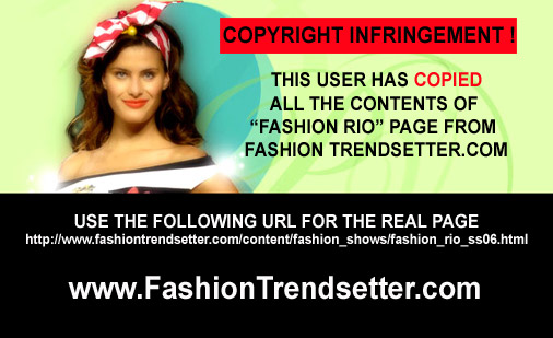 Fashion Rio Spring/Summer 2006