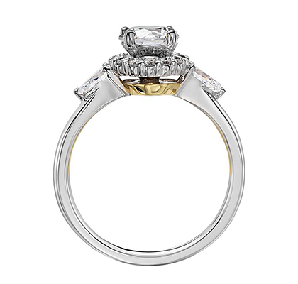 Zac Posen Fay Pear Diamond Engagement Ring