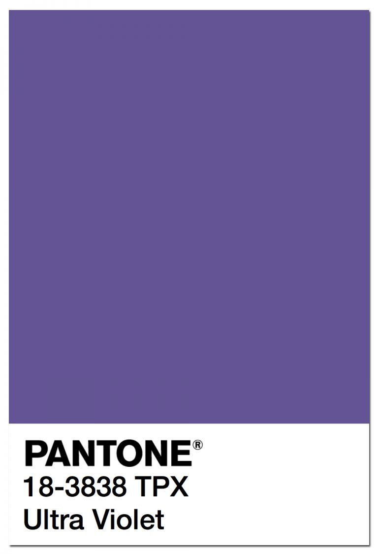 Pantone Color of the Year 2018: PANTONE 18-3838 Ultra Violet - Fashion ...