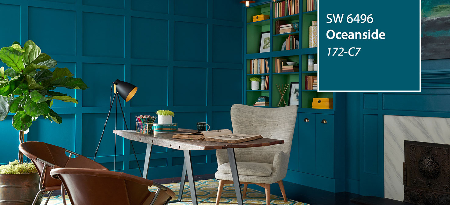 Sherwin Williams' Color of the Year: Oceanside SW 6496 - Fashion