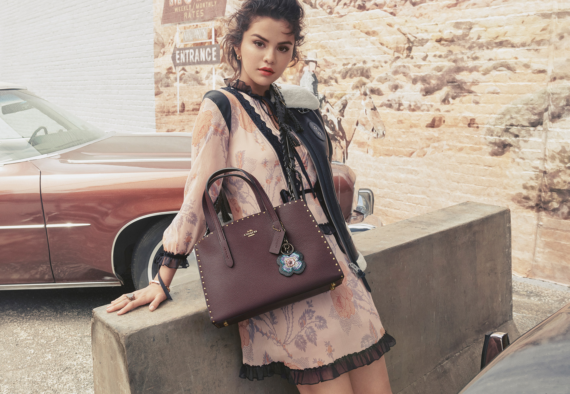 Selena Heart Bag Charm