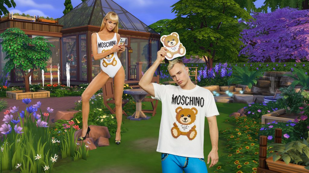Moschino x Sims Collection Is Peak '00s Nostalgia