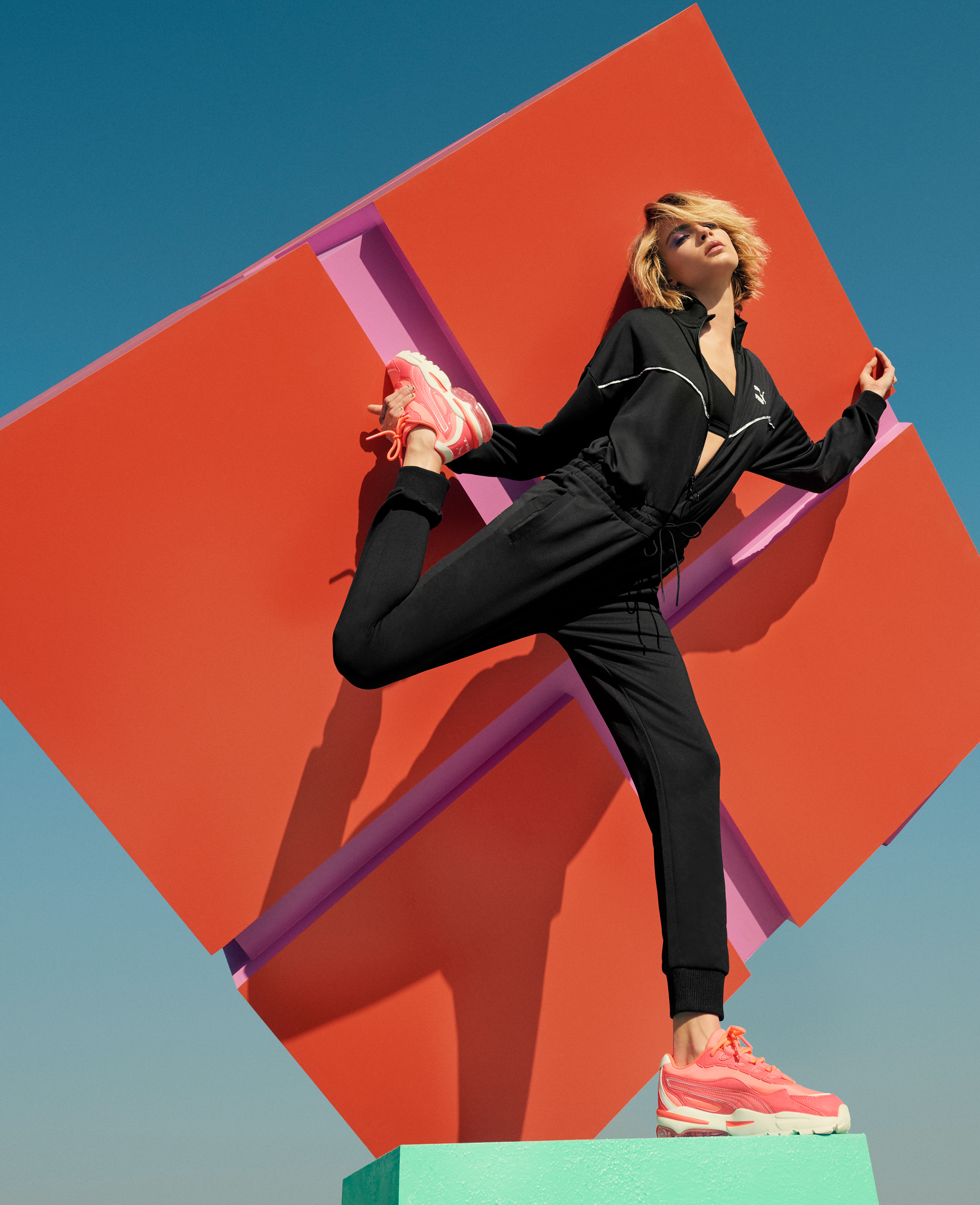 Cara Delevingne Stands out in Puma's Cell Stellar Neon - Fashion ...