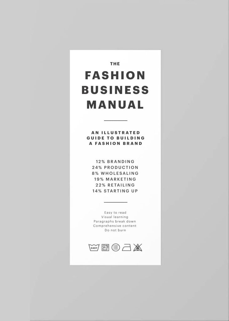 "The Fashion Business Manual: An Illustrated Guide to Building a Fashion Brand Hardcover" by Fashionary. Photo © Amazon