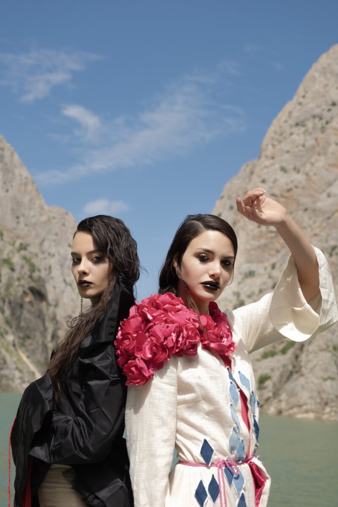 Outfits Made by Young Turkish Talents with IED Mentorship were presented in a fashion show held in a striking natural scenic setting, the Karanlik Kanyon (Karanlik Canyon).