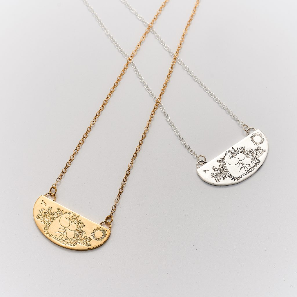 The Moomin Jewellery Collection - Moomin Friends Among Flowers Necklaces.