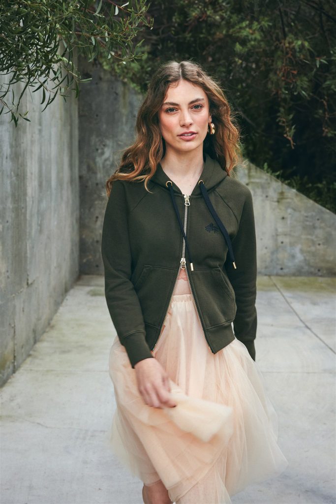 Hinoki in Common - The No. 1 Zip-Front Hoodie, in Olive.

Photography by Mary Otanez, courtesy of Hinoki in Common.