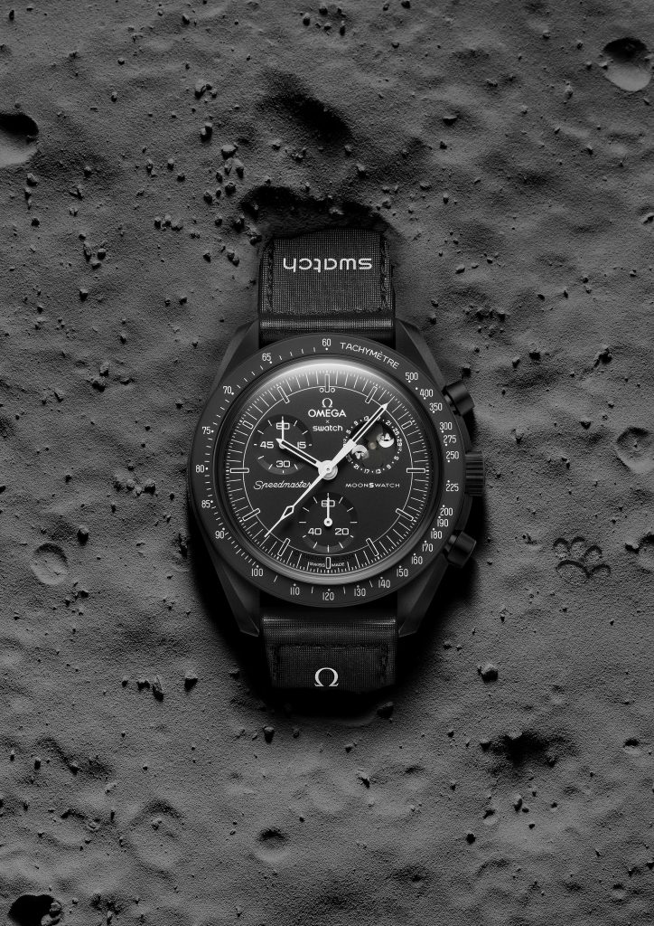 MISSION TO THE MOONPHASE - The Bioceramic MoonSwatch in Black.