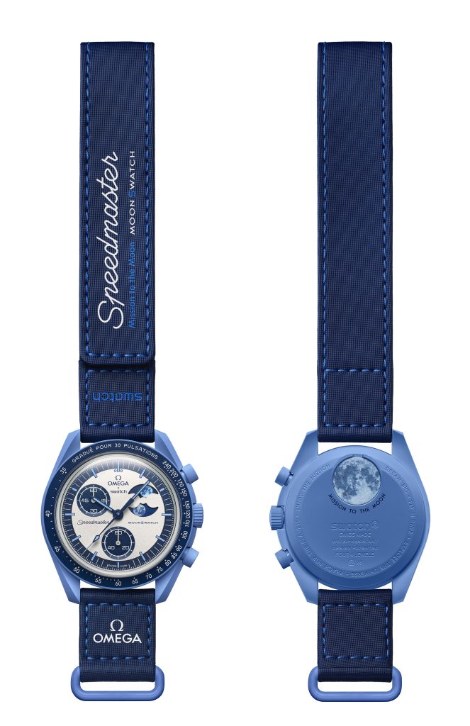 MISSION TO THE SUPER BLUE MOONPHASE - The Bioceramic MoonSwatch.