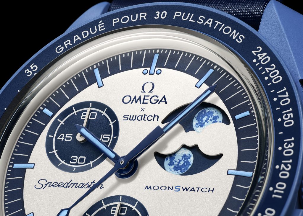 MISSION TO THE SUPER BLUE MOONPHASE - The Bioceramic MoonSwatch.