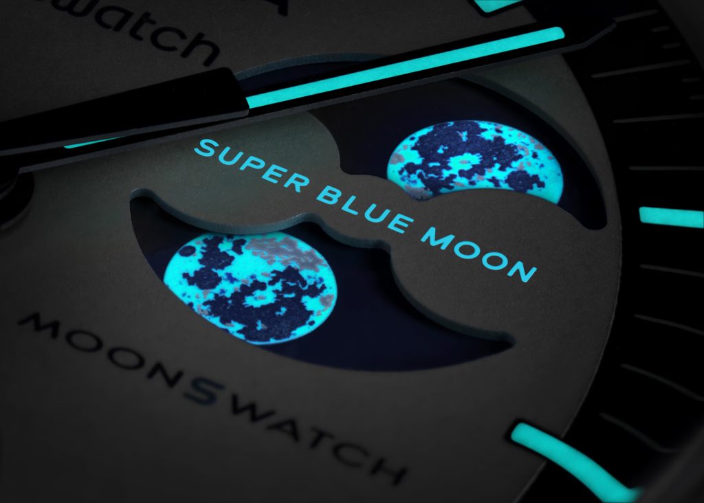 MISSION TO THE SUPER BLUE MOONPHASE - The Bioceramic MoonSwatch.