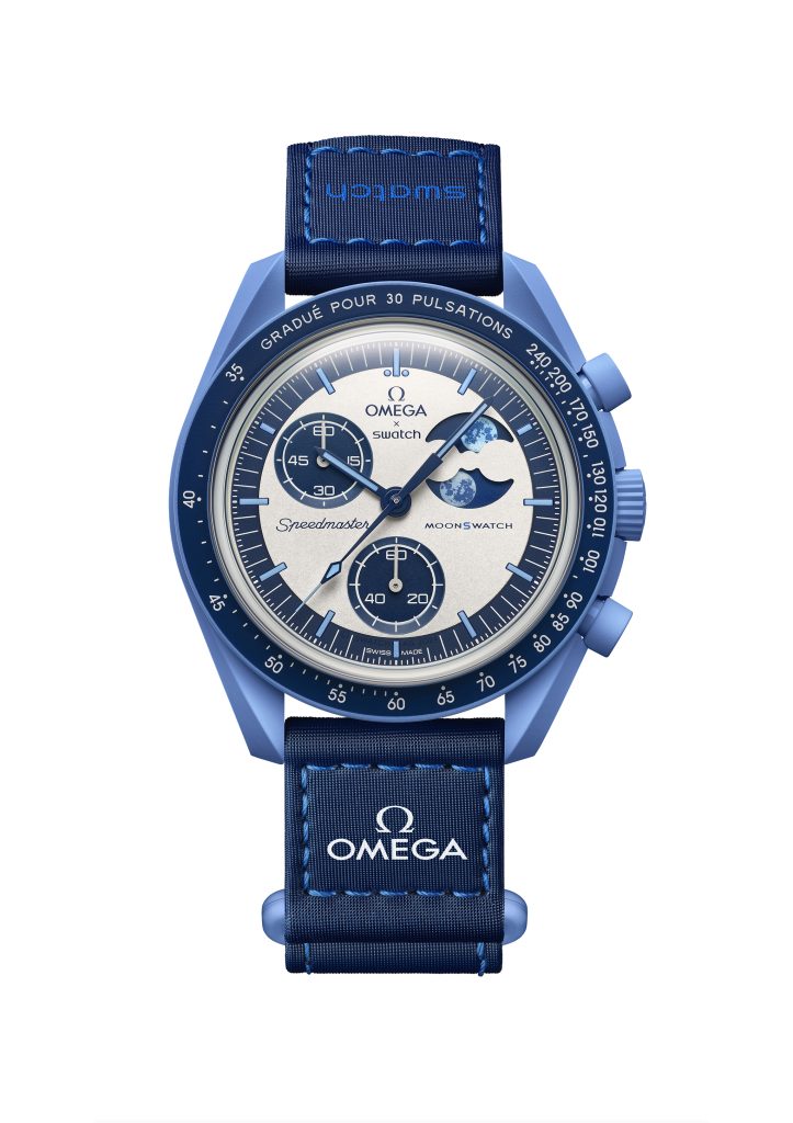 MISSION TO THE SUPER BLUE MOONPHASE - The Bioceramic MoonSwatch.