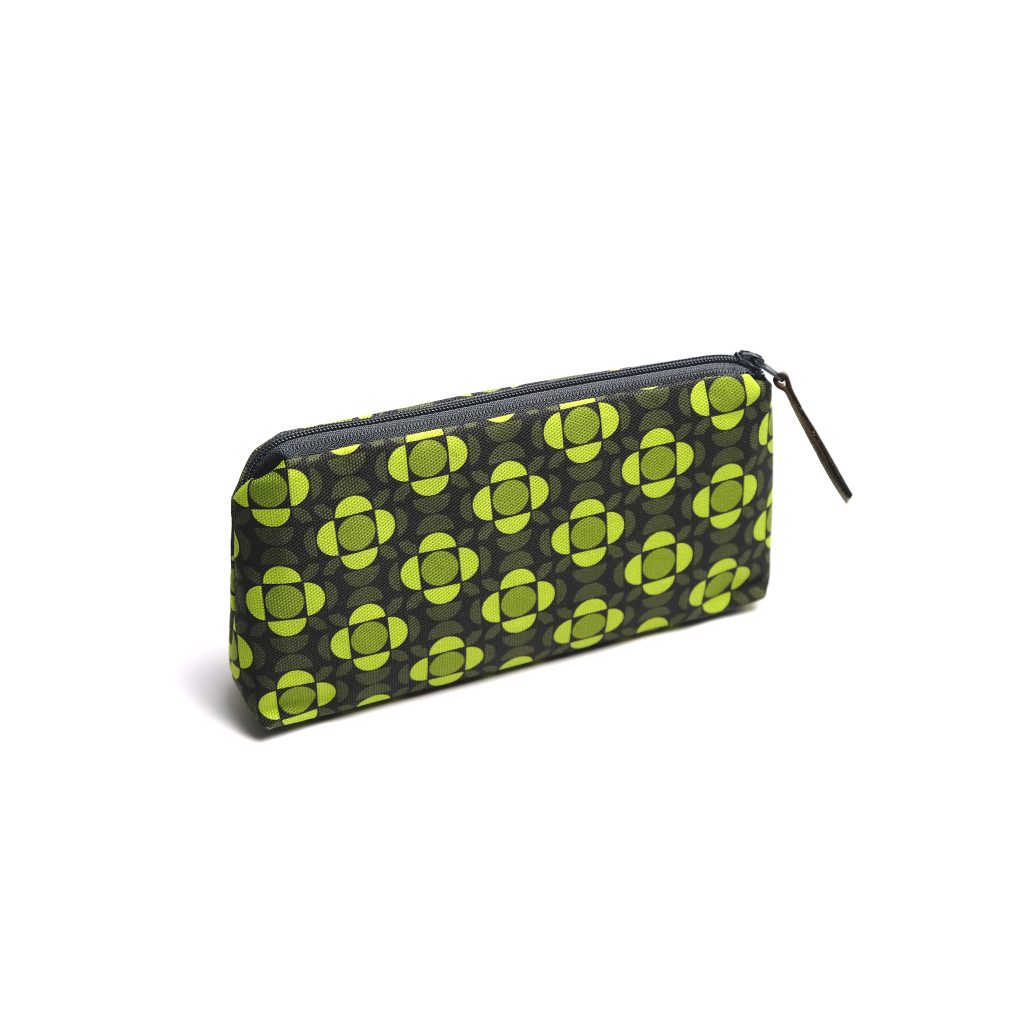 Storigraphic's Boho Green 3 — Seventies Series — Zipped Pouch (Pencil/Cosmetics)

Zipped and gusseted medium-sized pouch from Storigraphic's popular design range, the Seventies Series.