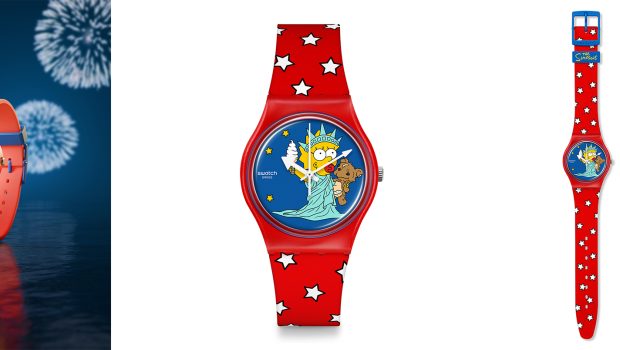 Swatch and the Simpsons Celebrate Independence Day