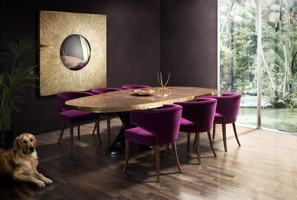 Dining Room | IBIS Dining Chair and HULI Mirror