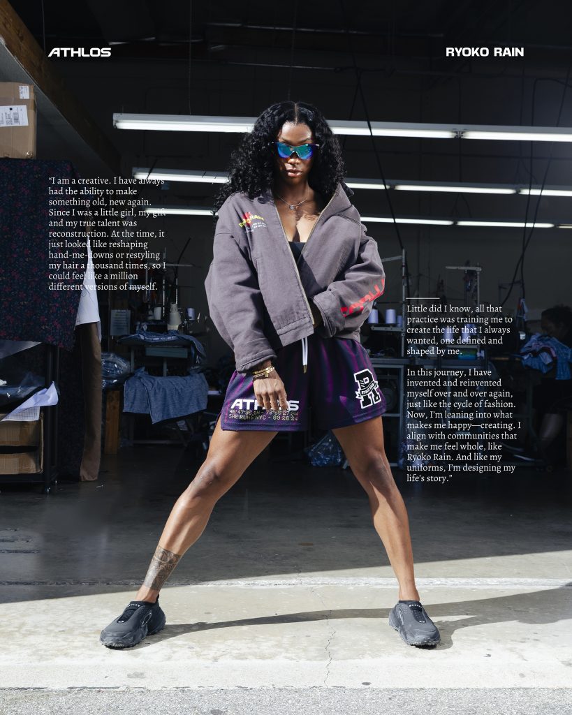 Ryoko Rain® x Athlos NYC Collection

Editorial featuring Olympian track star and Athlos NYC competitor Alaysha Johnson.