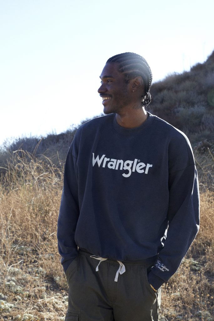 Wrangler x PacSun Logo Crew Neck Sweatshirt