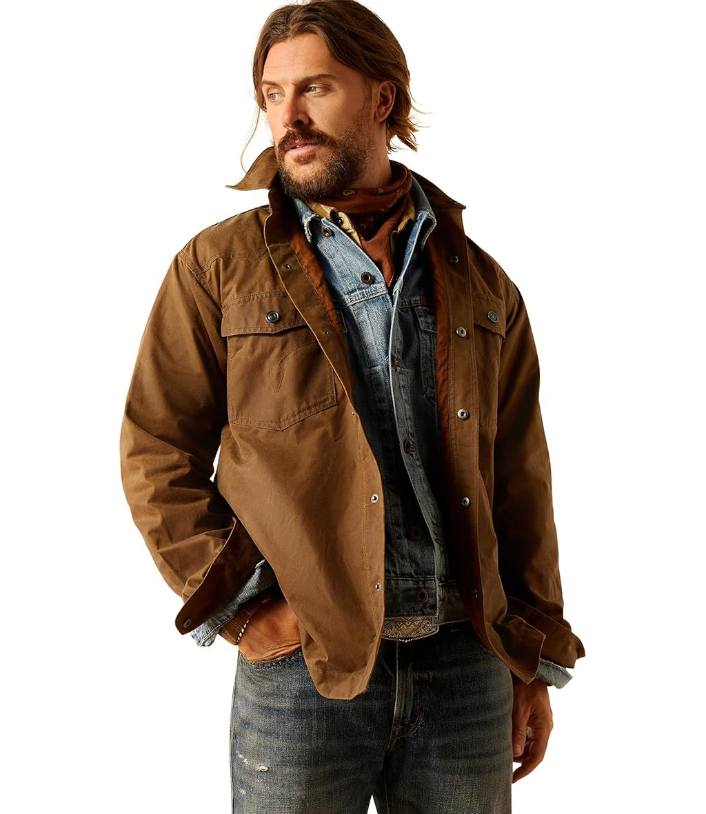 Ariat Men's Yellowstone Herder Waxed Shirt Jacket