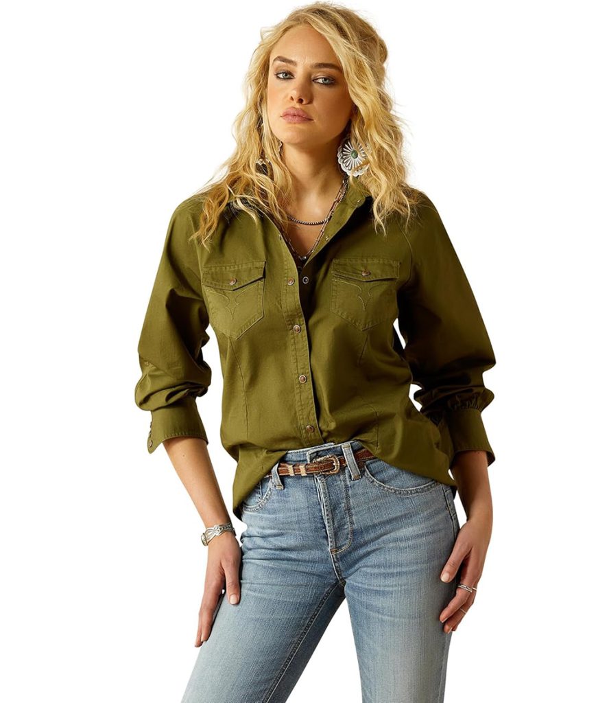 Ariat Women's Yellowstone Juniper Blousen Shirt