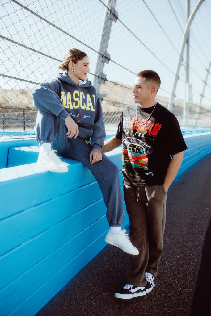 Tillys x NASCAR® Collection

Logo Patch Hoodie + Fleece Joggers and Racecar Boxy Tee + RSQ Loose Fit Sweatpants