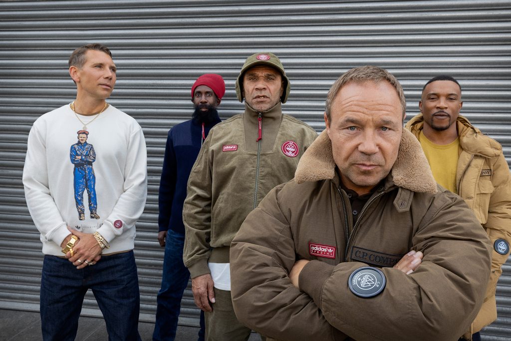 To launch the adidas SPZL x C.P. Company collaboration, a short film was produced featuring actor and musician Ashley Walters, award-winning actor Stephen Graham, music legend Goldie, along with Robert Brooks and Toby Mclellan. Photography by Kevin Cummins, courtesy of C.P. Company.