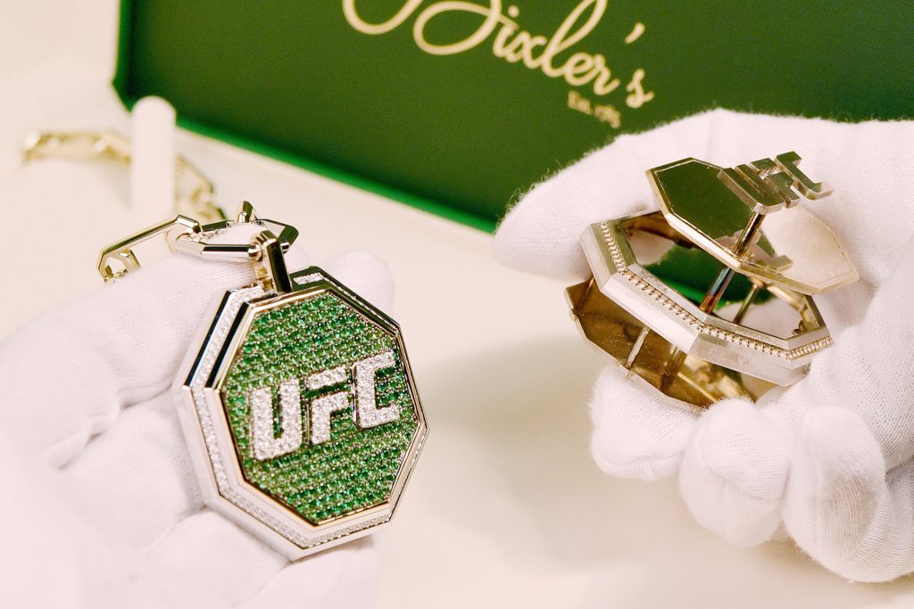 The UFC Special-Edition Octagon Icon Pendant