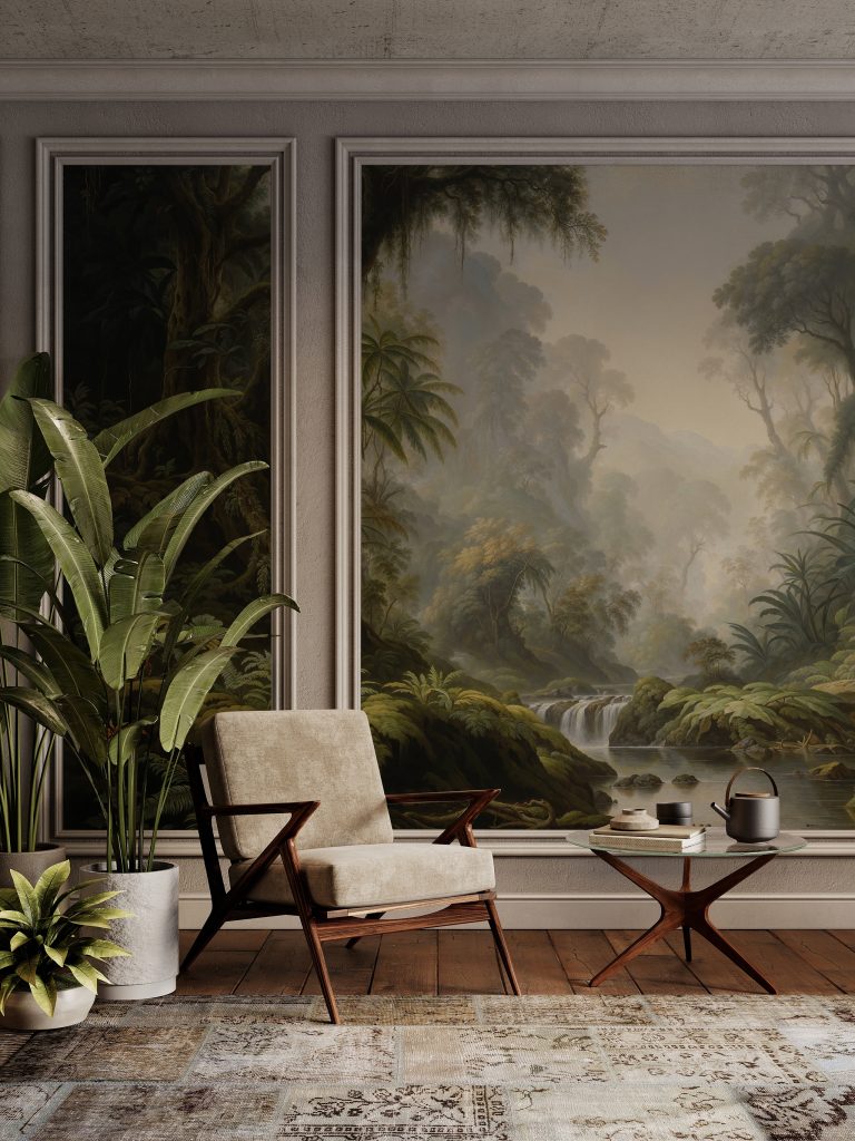 Bobbi Beck, Hamilton - Lush Green Jungle Wallpaper Mural