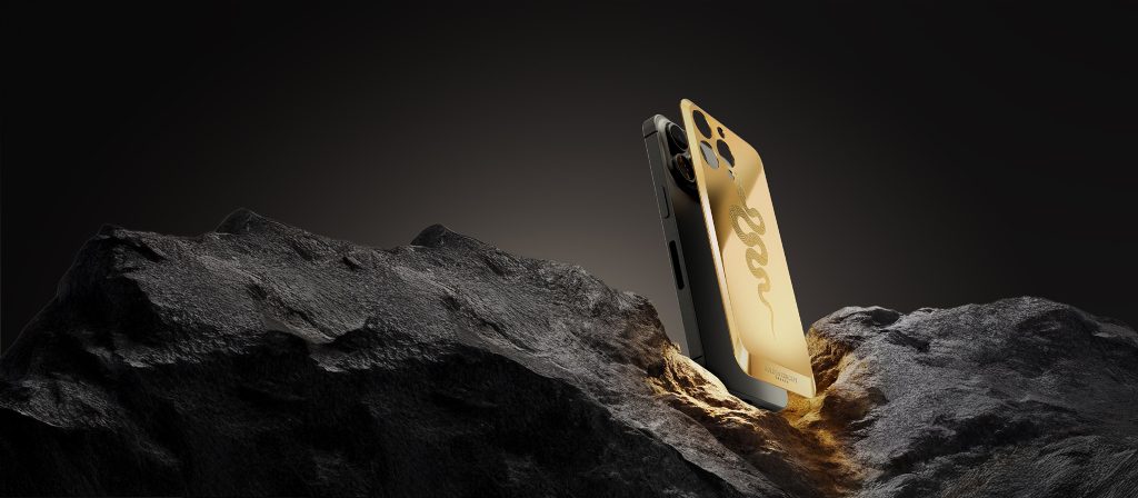 iPhone Case RST16 - Snake Edition - Gold 