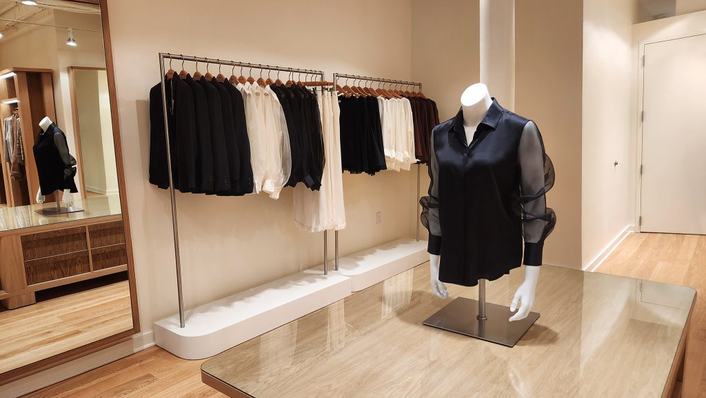 LILYSILK's new New York concept store interior.