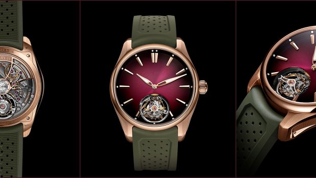 H. Moser & Cie Launches 'The Pioneer Tourbillon Burgundy'