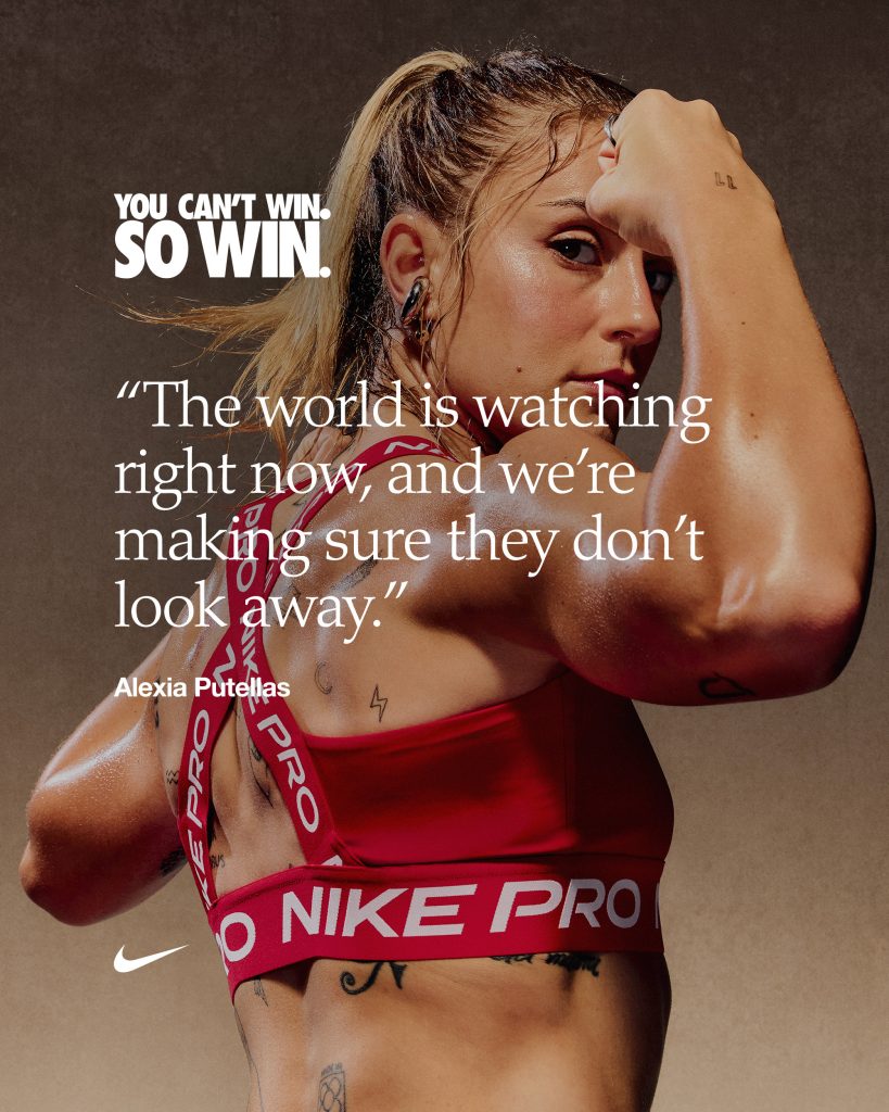 "So Win" Brand Anthem, Alexia Putellas
Alexia Putellas features in Nike's new brand anthem, "So Win," which harnesses Nike's iconic roster to encourage all athletes to block out the noise, dig in and let their hard work speak for itself.