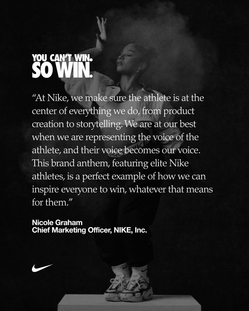 Nicole Graham Quote, CMO, NIKE