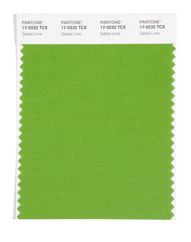 PANTONE 17-0232 TCX Salted Lime Color Swatch courtesy of Pantone.