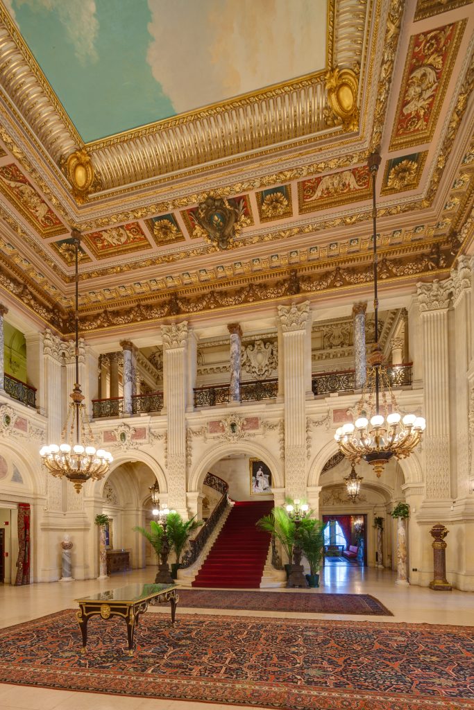 The Breakers Great Hall
The Breakers Great Hall is reminiscent of the open-air courtyards of palaces in Genoa and Turin that inspired the house's design. Photo courtesy of The Preservation Society of Newport County.