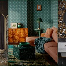 Divine Savages’ Art Deco-Inspired Glamorous Wallpapers & Fabrics